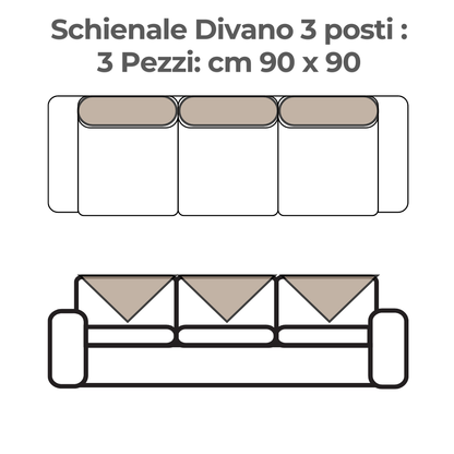 Copri Divano - Ciniglia Pettinata