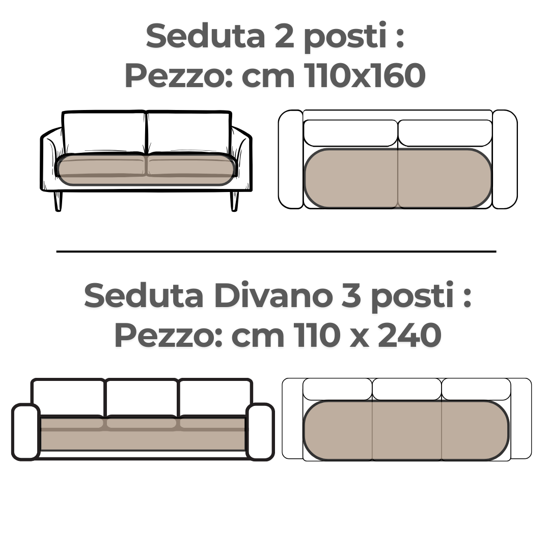 Copri Divano Vellutino Trapuntato